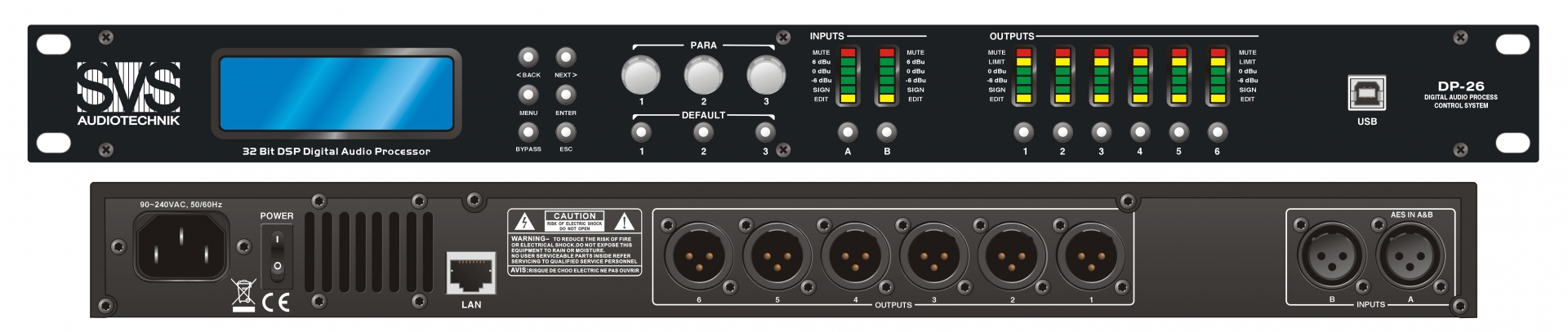 SVS Audiotechnik DP-26 Цифровой процессор: 2 входа 6 выходов в Салавате