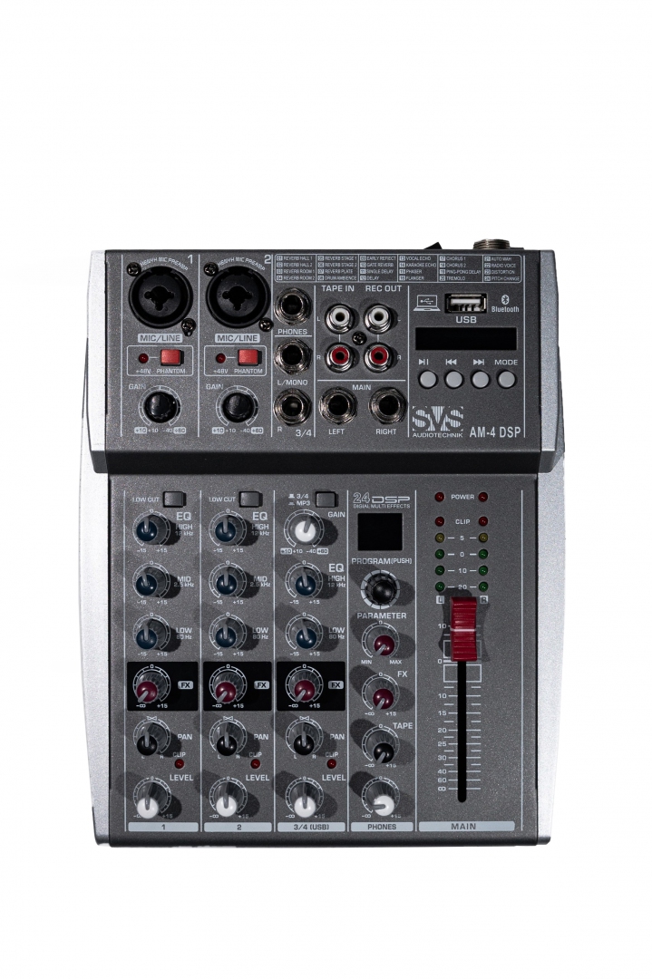 SVS Audiotechnik mixers AM-4 DSP Аналоговый микшерный пульт, 4-канала в Салавате