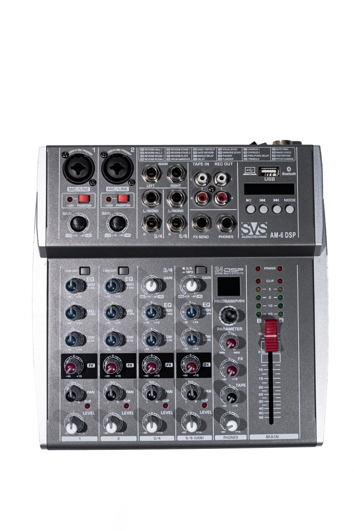 SVS Audiotechnik mixers AM-6 DSP Микшерный пульт аналоговый, 6-канальный SVS Audiotechnik mixers в Салавате