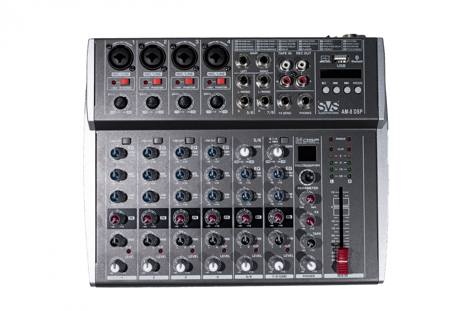 SVS Audiotechnik mixers AM-8 DSP Микшерный пульт аналоговый, 8-канальный в Салавате